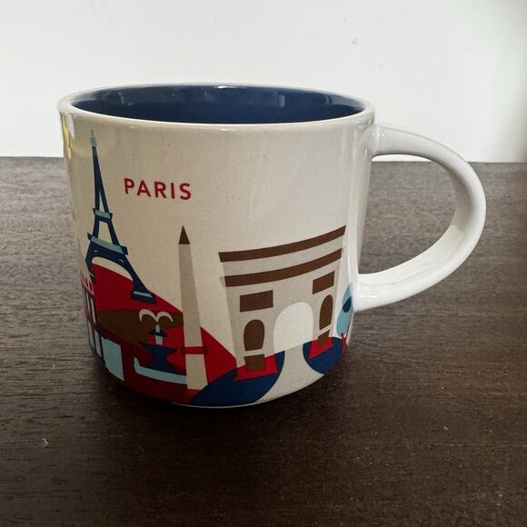 NEW Starbucks Paris France You Are Here YAH Boxed Coffee Mug 14 0z 2025 Eiffel - Picture 3 of 12